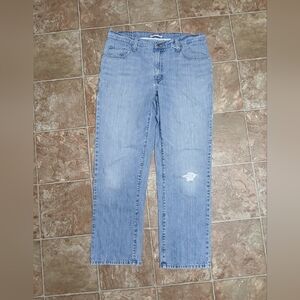 L.L. Bean Light Blue Classic Fit Straight Jeans Size 34x30